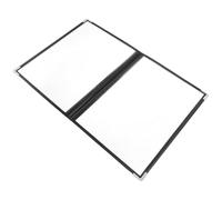 FRCOLOR Cartella Trasparente Arrotondati Pvc Menu e Angoli in per da Facile Porta Professionali
