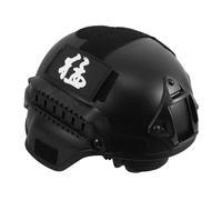 FRCOLOR casco costume da soldatino Cappello da cosplay Casco per cappello dell'esercito elmetto con sottogola cappelli dell'esercito giocattoli casco plastica Nero