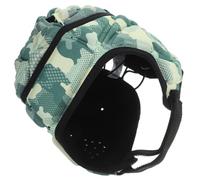 FRCOLOR Casco da Rugby Regolabile Schiuma Eva e Poliestere, Design 3d Forato per Comfort e Protezione della Testa, per Ragazzi e Adulti Durante Gioco
