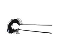 FRCOLOR Cat Ears Headband For Women Plush Fuzzy Lolita Hairband With Lace Bow Lightweight Comfortable Fit For Cosplay Halloween Daily Wear And Themed Parties