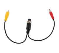 FRCOLOR Cavo di Estensione per Telecamera Retromarcia Auto Pin Convertitore Connettore Femmina per Monitoraggio Video