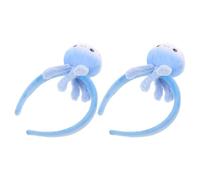 FRCOLOR Cerchietti per Chioma Blu 2 Pezzi Medusa Cartone Animato, Leggeri e Versatili per Feste a Tema Oceano e Costumi Divertenti