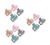 FRCOLOR Checker Clip 12 Pz Fermagli Per a Scacchiera Artiglio Per a Scacchiera Clip Ad Artiglio Di Banana Barrette Hair Clip Copricapo Da Donna Morsetto Ad Artiglio Foglio Di Acetato