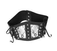 FRCOLOR Cintura Larga Elastica in Decorazione in Pizzo Cintura Da Donna in Pizzo Design in Accessorio Versatile Per