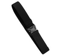 FRCOLOR Cintura Outdoor Regolabile Unisex con Fibbia Sgancio Rapido Cinturone Multiuso Senza Adatta per Sport Caccia e Attività all Aria Aperta Nera