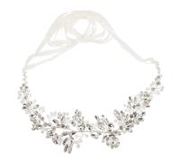 FRCOLOR cintura per il matrimonio doccia cinture da sposa cintura per le donne da sposa in strass Fascia di strass da donna cinture per da Argento