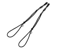 FRCOLOR Cinturini per Guanti da Sci Regolabili in Nylon 25 Cm Fibbia e Clip, Cordino Anti-smarrimento per Guanti Invernali da Adulti, Accessori Sport Outdoor per Sci e Snowboard