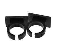 FRCOLOR Clip Microfono con Morsetto per Asta e Bandiera Marchio, 2 Pezzi in Plastica Resistente, Compatta e Leggera, Accessori per Interviste e Giornalismo Professionale