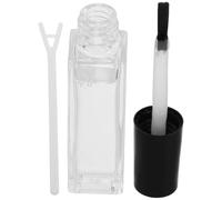 FRCOLOR Colla Per Ciglia Finte Rastrelliera Per Tappi Di Bottiglia Adesivi Fortunati Cunei a Martello Da Carpentiere Pettine Da Massaggio Portatile Esfoliante Plastica Transparent