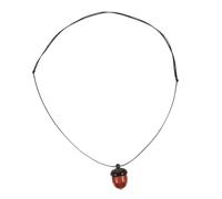 FRCOLOR Collana a ciondolo di ghianda vintage gioielli per collana da donna collana albero collane per donne alla moda collana per le donne gioielli per il collo Corda intrecciata Marrone