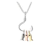 FRCOLOR Collana Donna Raffinata Ciondolo Semplice in Rame, Design alla Moda e Aspetto Delicato, per Ragazze e Donne, per Celebrazioni e Welfare Aziendale