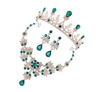 FRCOLOR Collana e Orecchini Di Per Bambine Decorativi Per Compleanni Fidanzamenti e Banchetti