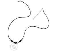 FRCOLOR Collana Uomo in Metallo Resistente Pendente Tao Traforato Nero, Design Raffinato e Contemporaneo, Idea per Appassionati della Cultura Cinese