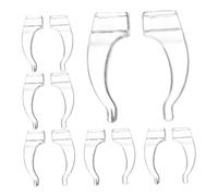 FRCOLOR Confezione Da 10 Cuscinetti Auricolari Antiscivolo in Silicone Per Occhiali Da 5 Mm Non Per Esercizi Di Corsa
