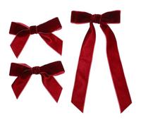 FRCOLOR Confezione Da 3 Accessori Per Con Fiocchi in Raso Per Ragazze E Donne Da Sirena Accessori Per Feste Da Pirata E Principessa