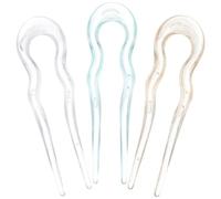 FRCOLOR Confezione Da 3 Forchette Per Alla Francese Per Donne Eleganti Bastoncini Per Gioielli Per Ricci Adatti Per Matrimoni Feste Styling Quotidiano
