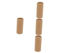 FRCOLOR Confezione da 4 scatole di carta per roller, con coperchio, cilindro, tubo di montaggio, contenitore per candele, tubo di carta kraft, come da immagine. 4 pezzi, 7.30X3.00X3.00CMx4pcs