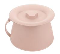 FRCOLOR Contenitore con Coperchio per Anziani, Spittoon Domestico Resistente in Plastica, Recipiente Compatto e Stabile per Utilizzo Quotidiano a Riposo