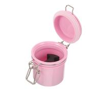 FRCOLOR Contenitore per Colla Ciglia da 200ml Barattolo Sigillante Rosa Vasca Professionale per Estensioni Ciglia Uso Salone e Casa