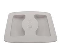 FRCOLOR Coperchio Protettivo per Tostapane a Due Griglie in Silicone Grigio, Copertura Resistente e Semplice per Elettrodomestici da Cucina, Protezione Antipolvere Essenziale per Macchina