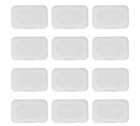 FRCOLOR Coperchio Ribaltabile Ermetico in Plastica Riutilizzabile per Dispenser Salviette Umidificate Ragazzo Ragazza, Compatibile Marche Comuni, Bordo Antiscivolo per Mantenere Umidità