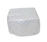 FRCOLOR Copertura per Congelatore da Esterno Protezione UV e Resistenza al Calore Non Tessuto e Pellicola di Alluminio 55x47x36 Cm per Frigoriferi e Congelatori a Cassapanca