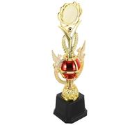 FRCOLOR Coppa Pratica e Creativa in Plastica Rossa Premio Come Coppa per Feste e Premi Scolastici