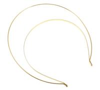 FRCOLOR Copricapo Della Dea Maria in Metallo Doppio Base Per Corona Di Fiori Fai Da Te Fascia Per Capelli Da Sposa Corona Di Metallo Fascia Per Capelli Da Festa Per Cosplay Per Donne e Rag