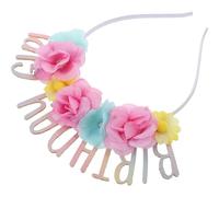 FRCOLOR Coroa per Compleanno Cerchietto con Festive per Feste Compleanno Accessorio Alla Moda per Donne e Ragazze Riutilizzabile e