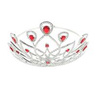 FRCOLOR Coroncina Nuziale Barocca Zirconi Cubici Copricapo per Sposa Taglia Regolabile Accessorio Cerimonia per Matrimonio e Feste