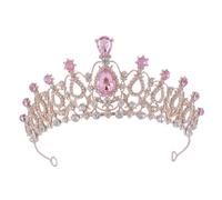 FRCOLOR Coroncina per Accessorio per Compleanni e Matrimonio Tiara per Cerimonie e Spettacoli e Confortevole Fiori e Unicorni