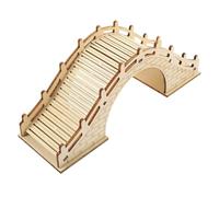 FRCOLOR Costruzione Ponte ad Arco in Legno Te Giocattolo Educativo Scientifico per Materiale Sicuro e Resistente Attività Creativa per Sviluppo Immaginazione e Abilità Decorazione