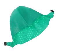 FRCOLOR Cuffia per Mèches in Silicone Verde con Uncinetto, Cappuccio per Evidenziare Chioma Resistente e Isolante, Kit Professionale per Decolorazione e Colorazione a Casa e Salone