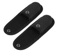 FRCOLOR Custodia in Nylon Pieghevole 2 Pezzi per Utensili Multiuso Anello da Cintura, Portautensili Tascabile Resistente a Olio e Macchie, Organizer Protettivo per Coltelli da Cucina,