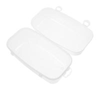 FRCOLOR Custodia Rigida per Maschera Immersione e Occhiali Snorkeling Adulto in Pp Accesso Rapido per Sport Acquatici e Neve Colore Bianco
