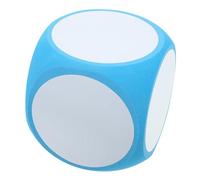FRCOLOR Dado in Schiuma Blu Riutilizzabile per Giochi Insegnamento e Attività DIY Cancella e Scrivi Libera Educativo e Party