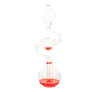 FRCOLOR Decorazione in Vetro Rosso a Forma di Cuore, Oggetto Artistico Delicato per Notturno o Sala Esposizioni, Regalo per Compleanni