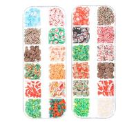 FRCOLOR Decorazioni Per Unghie Soft Clay Natalizie Per Nail Art Per Per Doni Appassionate Unghie