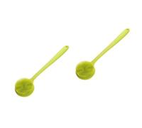 FRCOLOR Deodoranti Per Auto 2 Pz flacone applicatore con punta dell'ago scrubber per il bagno del corpo spazzola da doccia in silicone spazzola da bagno a manico lungo multiuso vasca