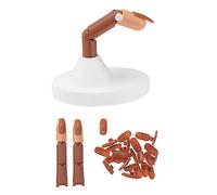 FRCOLOR Di Per Nail Art Pratica Di Finto Realistico Accessorio Per Addestramento Manicure Di Modelli Di Dita Per Esercizi Nail Art