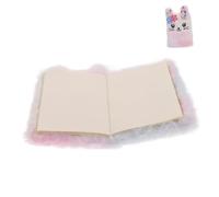 FRCOLOR Diario Peluche Coniglio Morbido Mini Notebook Portatile per Bambine e Ragazze Taccuino Multiuso per Appunti Quotidiani Regalo per Bambine Anni