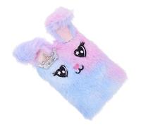 FRCOLOR Diario Peluche Coniglio Morbido Taccuino Cartoon Portatile per Ragazze Libro Soffice per Scrivere Pensieri Diario Segreto e Idee Regalo per Bambine