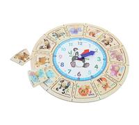 FRCOLOR Didattico in per Design Cartoon Puzzle Educativo per Portatile per Apprendimento Dellora
