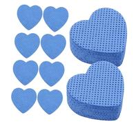 FRCOLOR Dischetti Per Rimozione Smalto a Forma Di Cuore 200 Pezzi, Salviette Per Unghie Senza Pelucchi, Cotone Monouso Delicate Per Uso Professionale in Salone e Viaggi