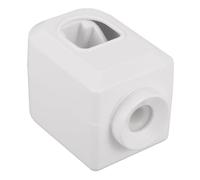 FRCOLOR Dispenser Dentifricio da Muro Bianco in Abs Design Affidabile senza Mani, Dosatore Automatico per Bagno, Organizer Compatto e Salvaspazio