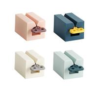 FRCOLOR Dispenser Per Dentifricio Spremiagrumi in Plastica Da 4 Pezzi Estrusore Automatico Per Tubetti Per Tinture Per Cosmetici Creme