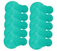 FRCOLOR Divisori per Piatti Protezioni Compatte e Leggere Set 24 in Feltro Blu per Piatti e Ceramiche, per Ripiani e Traslochi