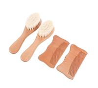 FRCOLOR e Pettine in Faggio per e Stimolazione Capelluto Adatto Tutti Durevole Regalo Nascita