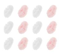 FRCOLOR Elastici per Chioma Pelosi Pompon 12 Pezzi - Fasce Elastiche Morbide Intrecciate per Bambine e Ragazze, Elastici Alti Delicati senza Cuciture, Accessori Moda per Uso Quotidiano