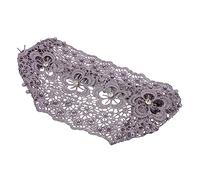 FRCOLOR Elegante Fascia Per Con Motivo A Fiori Di Prugna Per Donne Non Come Copricapo Per Occasioni Speciali